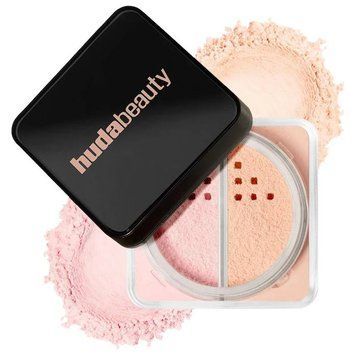 Розсыпчатая пудра HUDA BEAUTY Easy Bake Loose Powder Brightening + Correcting Duo 2 Colors - Cherry Peach COS-303 фото